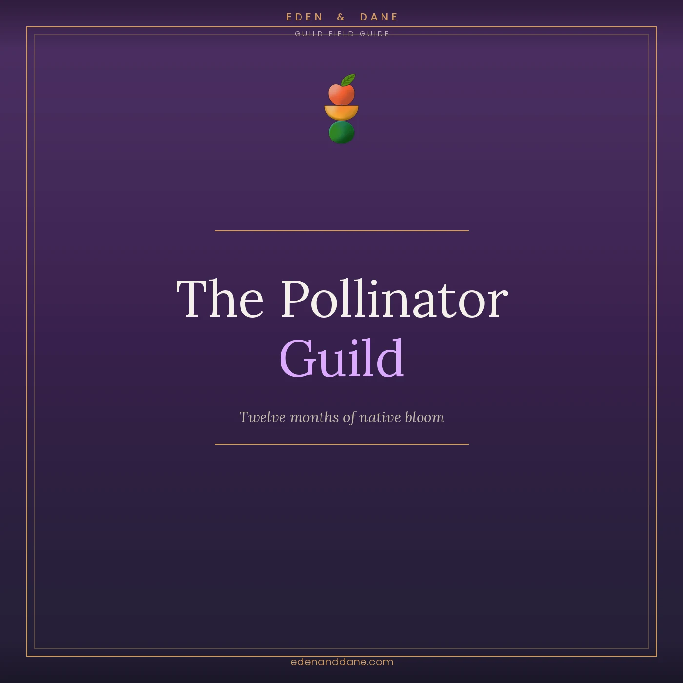 Pollinator Guild Field Guide